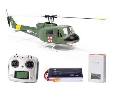 Flywing UH1 V3 Upgrade Green RTF Version RC Helicopter